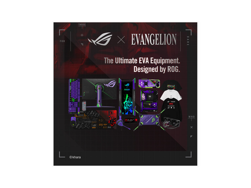 ASUS ROG White T-Shirt EVA Edition - XL Size