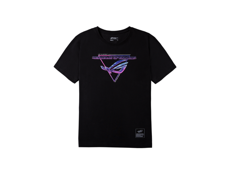 Asus ROG Retro Punk Premium T-Shirt, eSports Gaming apparel (100% Cotton, Short