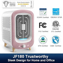 Jafanda Air Purifier 780sq ft HEPA & Activated Carbon Air Cleaner JF180 - Pink - Like New