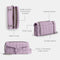 COACH QUILTED TABBY SHOULDER BAG 26 WITH CHAIN SOFT PURPLE - SOFT PURPLE - Brand New
