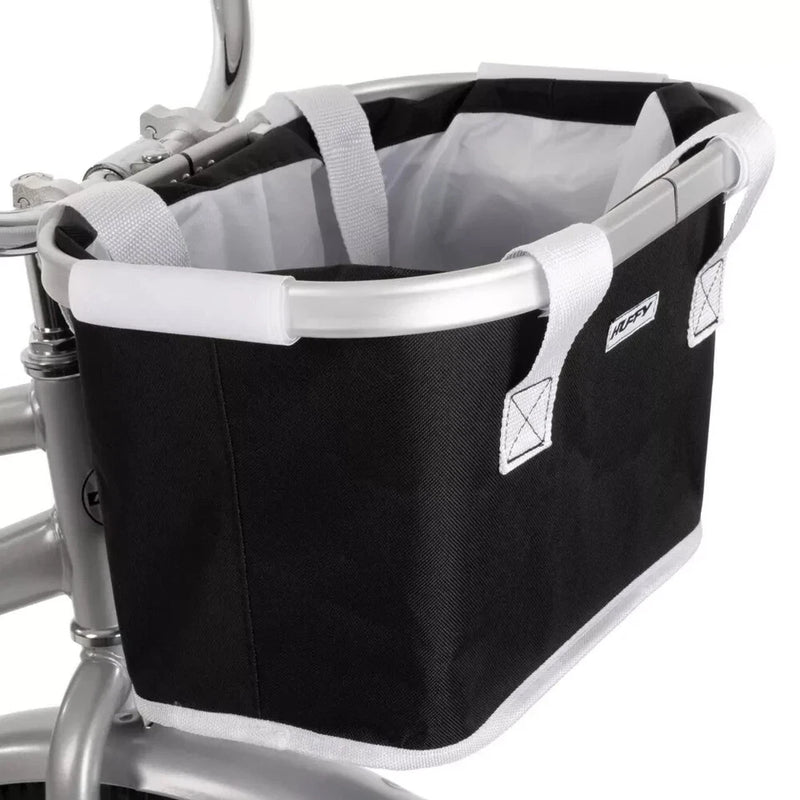 HUFFY WOMEN'S NASSAU CRUISER BIKE 26" PERFECT FIT STEEL FRAME COMFORT - SILVER - Like New