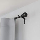 Umbra Diverge Curtain Rod Metal Drapery Rod Extends 28 48" B08CG23QNJ - Bronze - Brand New