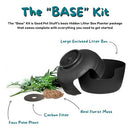 Good Pet Stuff Original Hidden Litter Box Planter B0CN25LSX4 - Charcoal Black - Brand New