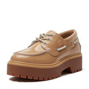 TB0A2GVFAKJ Timberland Women's Stone Street Boat Shoe MEDIUM BEIGE SIZE 10 - Like New