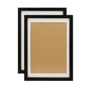 FUNTRESS 10X14 PICTURE FRAME DISPLAY 9.5X13.5 10X14 2 PIECES, WHITE - Like New