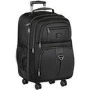 MATEIN ROLLER BACKPACK 18 INCH LARGE TRAVEL LAPTOP BAG 4 WHEELS - BLACK - Like New