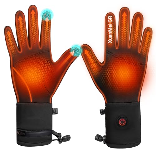 XUANMEI GR HEATED GLOVES LINERS FOR WOMEN RECHARGEABLE POWERED GLOVE XS - BLACK - Like New