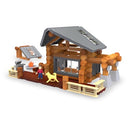 LINCOLN LOGS BEECHWOOD RETREAT BUILDING SET 101 PIECES WOOD LOGS - 00810 - Like New