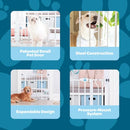 0930-PW CARLSON PET PRODUCTS METAL GATE - WHITE - Like New