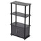 HOME BASICS 4 TIER SHELF ORGANIZER WITH CABINET CONTEMPORARY - - Scratch & Dent