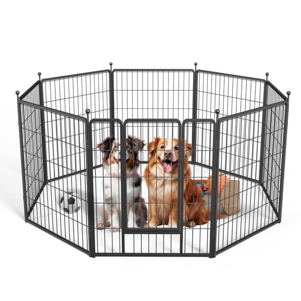 HealSmart Dog Playpen Indoor, Puppy Playpen Indoor for Yard, Camping - Like New