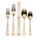 877880 LENOX PORTOLA GOLD 20-PIECE FLATWARE SET GOLD - Like New