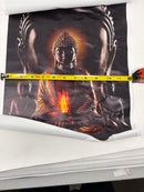 GENERIC BUDDHA STATUE CANVAS PICTURE 12X18 - Like New