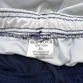 BLU ROCK NEW YORK BAKSETBALL SHORTS, XL - SIZE: MEN XL - WHITE/RED/BLUE - Brand New