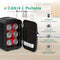 CROWNFUL MINI FRIDGE 4 LITER/6 CAN PORTABLE COOLER WARMER FRIDGE - BLACK - Like New