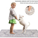 famibay 2x6 Hallway Runner Rug Rubber Backing Washable Non Slip Soft - Grey - Brand New