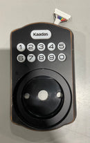 KAADAS KEYPAD TUBULAR LEVER LOCK - OIL RUBBED BRONZE - Like New
