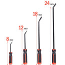 Elevon Pry Bar Set, 4-Piece Heavy Duty Pry Bar Mechanic Hand Tools - Black/Red - Brand New