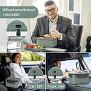 HERRFILK ELECTRIC LUNCH BOX FOOD HEATER 100W 4 IN 1 ULTRA QUICK HEATED GREEN - Like New