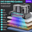 YUFAC MATTRESS VACUUM CLEANER CORDLESS BED VACUUM - GUNMETAL GRAY - Like New