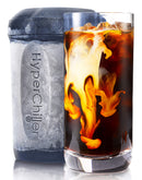HYPERCHILLER PATENTED ICED COFFEE/BEVERAGE COOLER 12.5OZ - SLATE BLUE - Like New