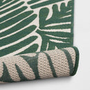 THRESHOLD 5'X7' PALMS OUTDOOR AREA RUG GREEN - THRESHOLD™ - GREEN - Like New