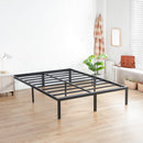 OLEESLEEP 14 Inch Heavy Duty Steel Slat Anti-Slip Support Easy Assembly Queen - Like New