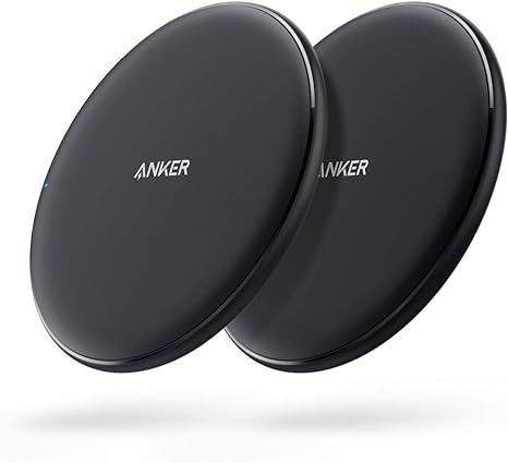 Anker 313 10W Max 2 Pack 313 Wireless Charger Pad mQi-Certified A2503 - Black - Like New