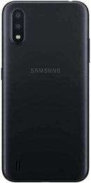 For Parts: SAMSUNG GALAXY A01 16GB METRO PCS LOCKED - BLACK -CRACKED SCREEN/LCD