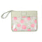 FULTON BAG CO. LEATHERETTE SNACK POUCH SACK 2PK - PEACHES - MINT/PINK - Brand New