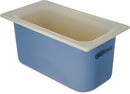 CARLISLE 1/3 SIZE COLDMASTER COOLCHECK FOOD PAN WHITE/BLUE - Like New