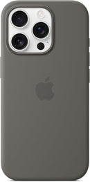APPLE IPHONE 16 PRO SILICONE CASE MAGSAFE WIRELESS CHARGING - STONE GRAY - Like New