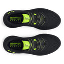 UNDER ARMOUR MEN'S HOVR TURBULENCE 2 RUNNING SHOE SIZE: MEN'S 9.5 BLACK/BLACK - Like New