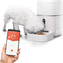 Home Zone Pet 6L Automatic Feeder - Smart Wireless Pet Feeder ES06534G - White - Like New
