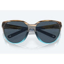 COSTA DEL MAR MAYFLY ROUND SUNGLASSES - WAHOO/GRAY POLARIZED 580P - Like New