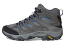 MERRELL MEN'S MOAB 3 MID HIKING BOOT WIDE SIZE MEN 8.5 WIDE - GRANITE - Like New