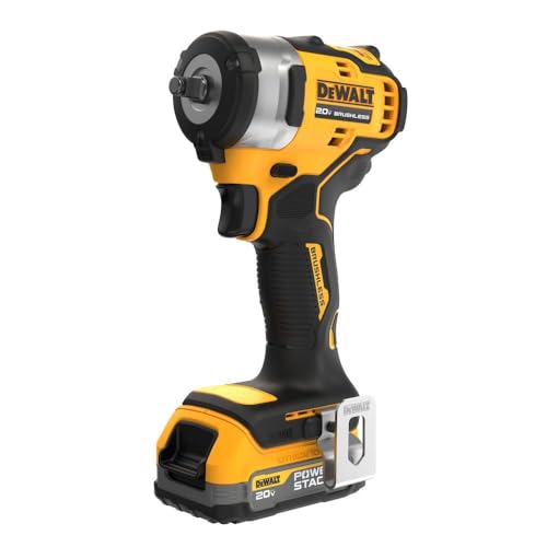 DEWALT 3/8IN COMPACT IMPACT WRENCH PSTACK KIT DCF913E1 - Yellow - Like New