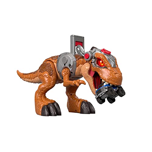 FISHER PRICE IMAGINEXT JURASSIC WORLD JURASSIC REX DINOSAUR PLAY FMX85-996W - Like New