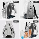 Goxeon Pet Cat Carrier Backpack Carrier With Ventilated Design - Gray - Like New
