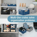 CLEVERMADE COLLAPSIBLE MINI CRATES, MULTICOLOR - MCBUN-AUVY6PK - Like New