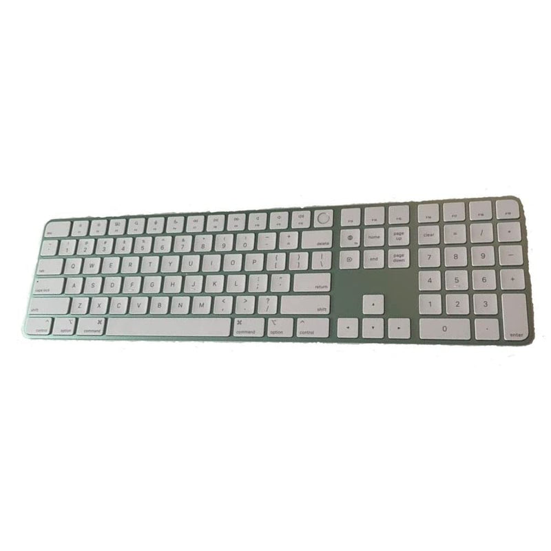 APPLE MAGIC KEYBOARD WITH TOUCH ID AND NUMERIC KEYPAD MK2C3LL/A - GREEN - Like New