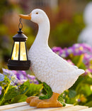 Nacome Solar Goose Statues Garden Porch Decor Warm Lantern Clearance Goose - Like New