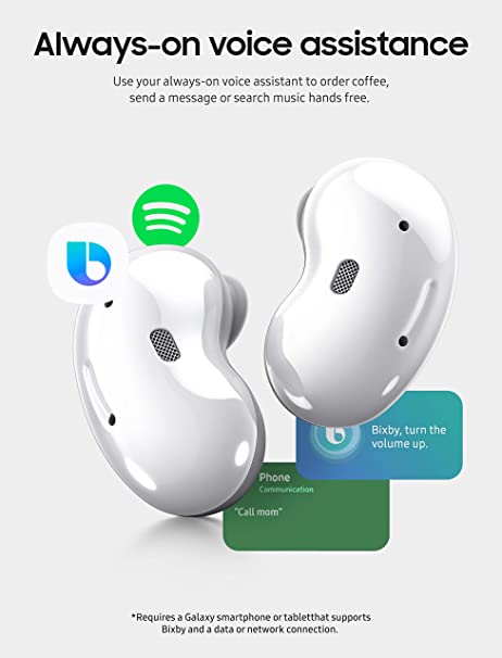 Samsung Galaxy Buds Live True Wireless Earbud Headphones SM-R180NZWAXAR - White New