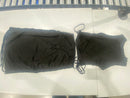 MILUMIA WOMEN DRAWSTRING SIDE CROP TANK TOP,BODYCON MINI SKIRT SET - S - BLACK - Like New