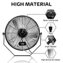 HealSmart 24 Inch Industrial Wall Mount Fan 3 Speed Commercial Ventilation - Brand New