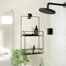 Umbra Cubiko Shower Caddy Black Metal Shower Head - B01ANF7AOK - Brand New