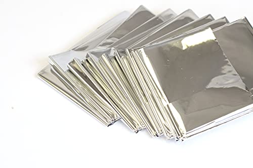 PRIMACARE CB-6841 EMERGENCY FOIL MYLAR THERMAL BLANKET, 82" LENGTH X 54" WIDTH - Like New