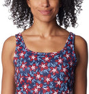 COLUMBIA WOMEN PFG FREEZER III DRESS NOCTURNAL HIBISCUS STRIPE M - Brand New