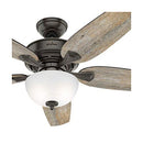 HUNTER FAN COMPANY Channing 54" Fan Remote Light Kit CC53366 - NOBLE BRONZE - Like New