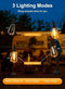 BRIGHTOWN 108FT OUTDOOR STRING LIGHTS LED PATIO LIGHTS WITH 52 SHATTERPROOF LED - Like New